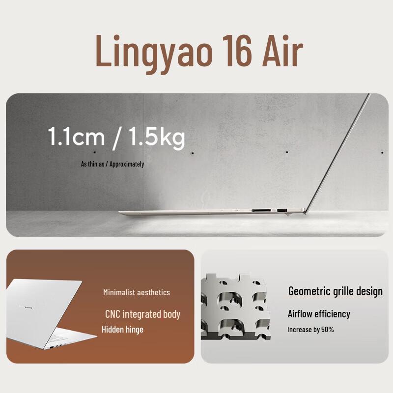 Asus Zenbook 16 Air (2026) AMD Ryzen AI 9 H465 OLED Laptop (CN Version)