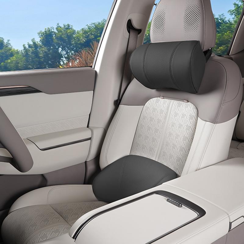 For ZEEKR 7X 2025+ Car Headrest Memory Foam Waist Pillow Lumbar Support Comfortable Soft Interior Upgrade Auto Parts