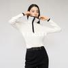 Yalida Women's Wool-Blend Contrast Collar Knit Sweater
