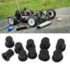 10PCS RC Bushing Adjuster Plastic Black Wear Resistant Lightweight RC Bush Adjuster for ZD Racing 1/7 MX 07