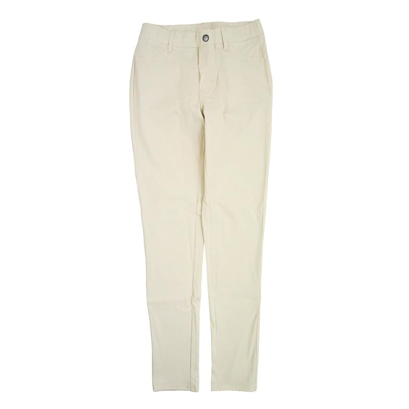 

[Gunze] leggings pants Touche skinny Cool knit denim-like full length length TZT514 ladies New model ivory