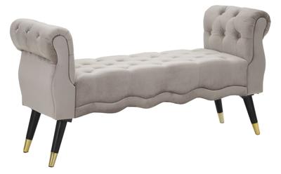 Bench Paris Gray Gold Cm 120X40X60