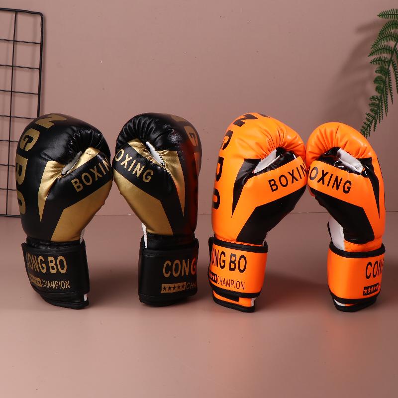 Mănuși Profesionale de Box pentru Antrenament Sparring 6Oz pentru Copii Piele PU Mănuși de Antrenament Karate pentru Pumn Muay Thai Respirabile pentru Copii