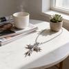 Minimalist Silver Cross Chain Necklace With Alloy Material For Men And Women