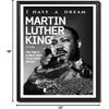 Inspirational Martin Luther King Jr. Quote Wall Art Canvas Print African American Hero MLK Wall Decor Black History Month Poster for Office or Room