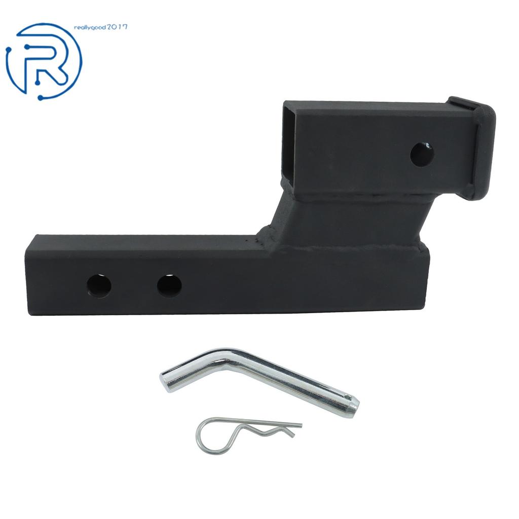 Rear 2 Inch Receiver Hitch Extension With 4 Inch Lift Drop 7500LB + Locking Pin