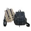 Korean Style Large Capacity Retro Striped Casual Backpack for Students