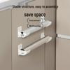 Multifunctional Storage Shelf for Umbrellas, Trash Bags, Cling Film, and Rolling Pins - Punch-Free Installation