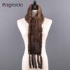 Fashion Fur Scarf for Winter Real Mink fur women Scarves Ladies Tassel Real Fur Shawls Winter Natural Rex Mink Fur Bib