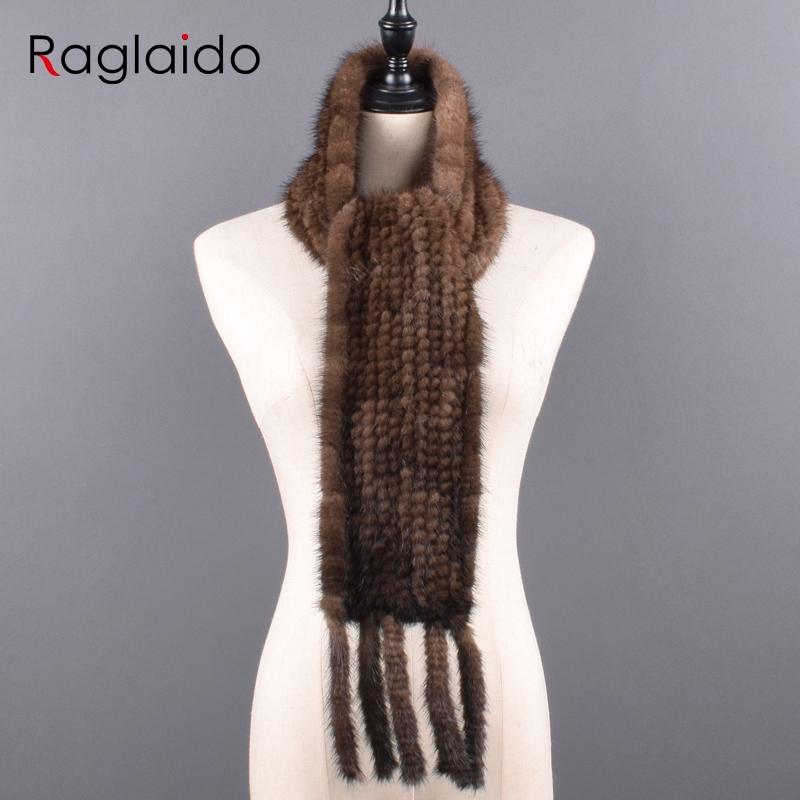 Fashion Fur Scarf for Winter Real Mink fur women Scarves Ladies Tassel Real Fur Shawls Winter Natural Rex Mink Fur Bib