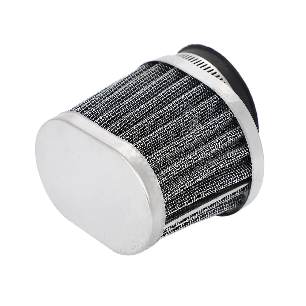 IBUKI-STYLE CB400F Air Filter, 2.0 inches (50 mm), Black, Universal Oval Power , Aluminum