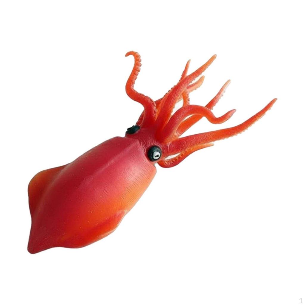 Cephalopod Figurine Lifelike Details Realistic Toy Educational Marine Animal Model for