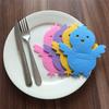 4Pcs Easter Knife Fork Holder Tableware Bag Non-woven Chick Rabbit Cutlery Bag Organizer Easter Bunny Party Supplies Home Decor