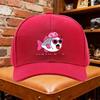 Unisex Fish Wearing Fashion Glasses and a Hat Trendy and Unique Cap Adjustable Baseball Cap Hat Trucker Cap Outdoor Sports
