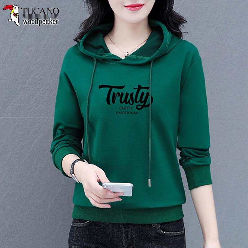 Women's Casual Long-Sleeve Hooded Sweatshirt