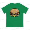 Summer Unisex Tshirts  Hamburger Novelty Cool Tshirt Street Clothing SXL