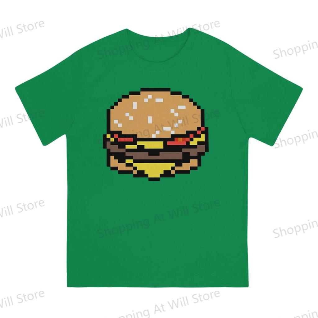 Summer Unisex Tshirts Hamburger Novelty Cool Tshirt Street Clothing SXL