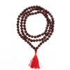 108 Bead Sandalwood Mala Necklace | Natural Sandalwood Japa Prayer Beads for Meditation, Yoga & Spiritual Healing