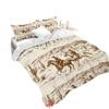 Tk 3D Digital Printing Wrangler Three-Piece Set, Bedding Quilt Cover, Home Textiles