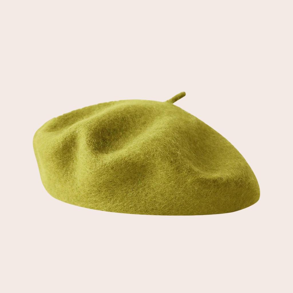 Autumn & Winter Wool Beret: Thick, Fashionable, Versatile & Warm