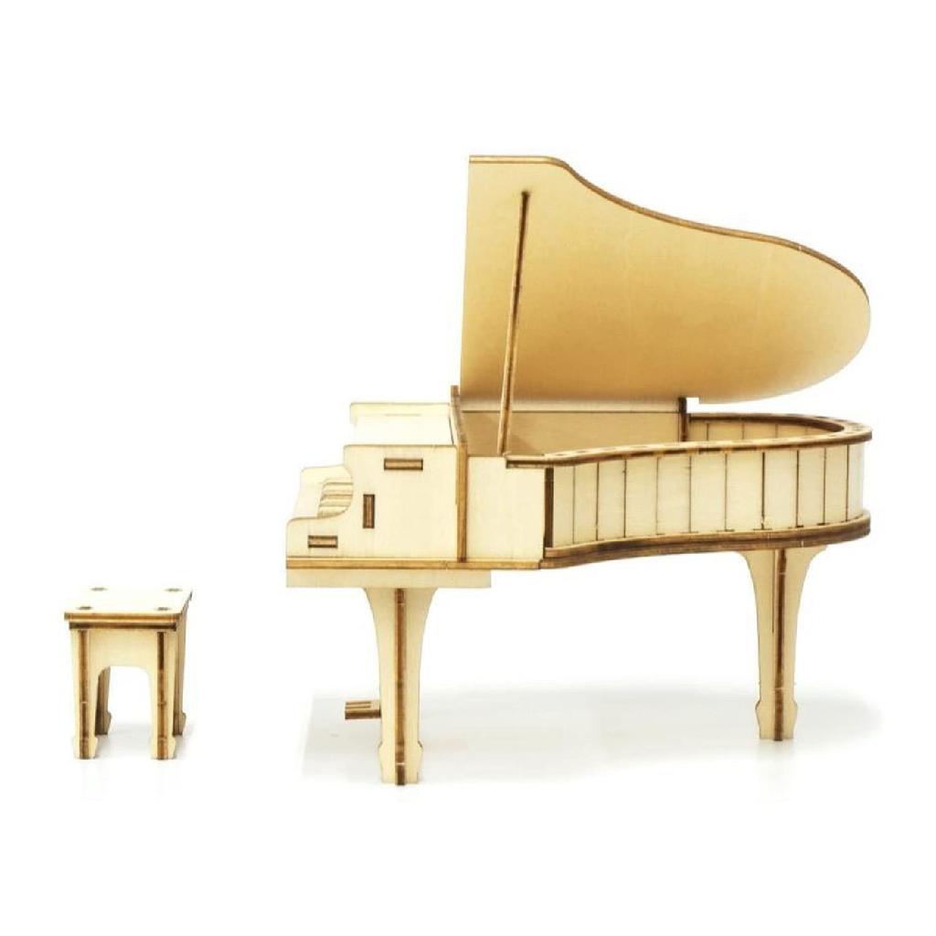 Pudełko na drobiazgi w kształcie pianina Zestaw do rękodzieła DIY, drewniane puzzle 3D dla dzieci i dorosłych, zabawka edukacyjna dla chłopców i dziewcząt, wspaniałe dzieło sztuki 3D i świetny prezent