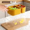 Dopamine Grid Double Layer Drain Basket: Multi-Purpose Fruit and Snack Storage Box