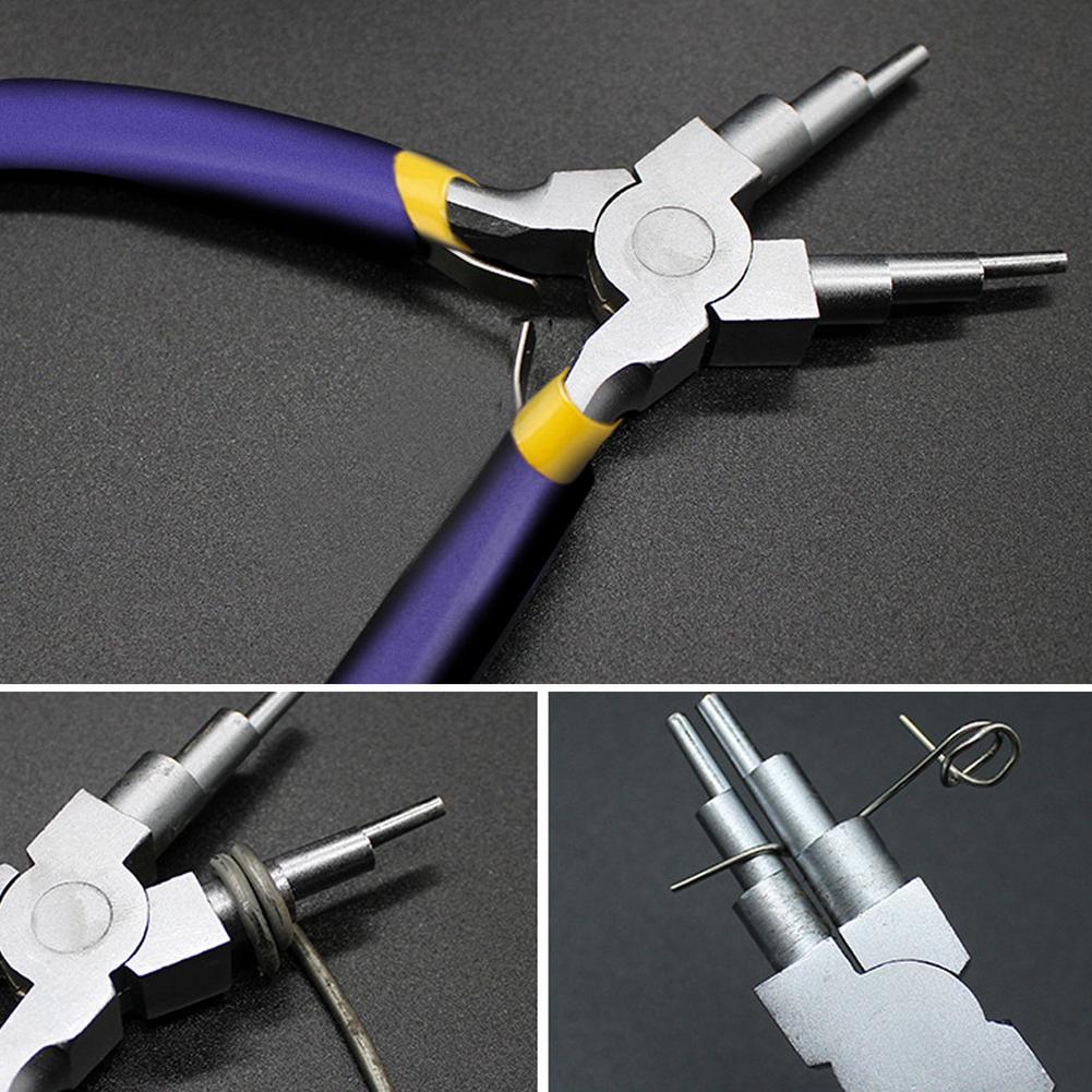 Kleště 6 v 1 pro výrobu šperků, DIY, antikorozní, ruční navíjení, modelovací kleště na šperky, nástroje pro výrobu šperků, ruční kleště