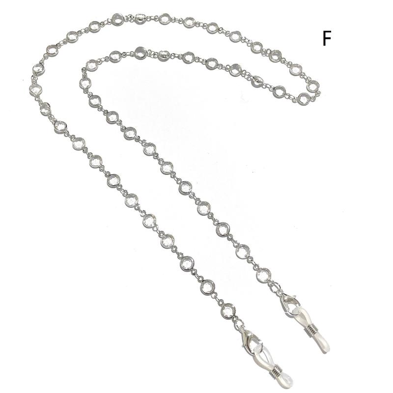 Sunglasses Holder Strap Anti-Loss Metal Eyeglass Chain Cord Lanyard for Women Outdoor Sports Vacation