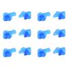 6 Pairs Silicone Swimming Diving Spiral Ear Plugs Professional Adult Dust Proof Earplugs(Blue )