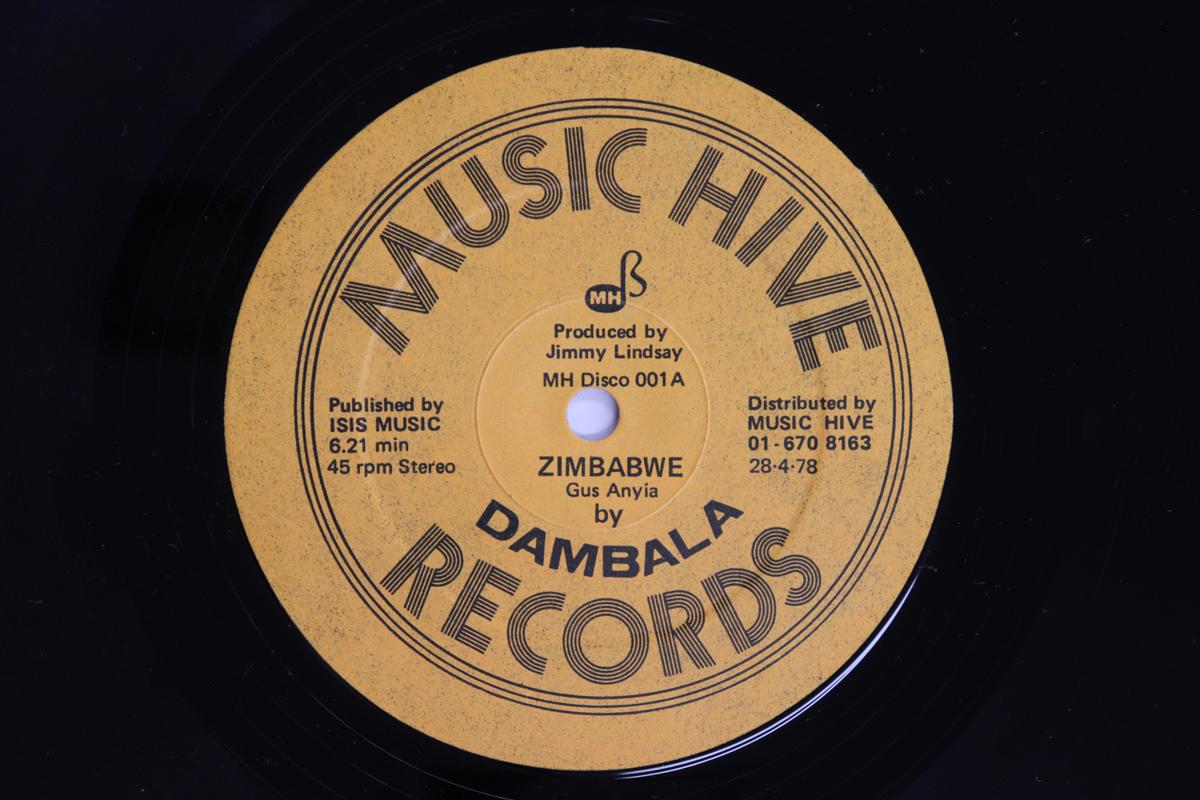 

12inch Record DAMBALA Zimbabwe Visions Of War MHDISCO001 MUSIC HIVE RECO 1978 UK Reggae Ska Dub Used