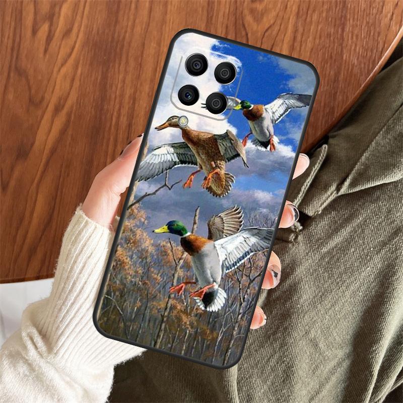 Cute Cartoon Duck Case For Samsung Galaxy M14 M34 M54 M12 M32 M52 M15 M11 M13 M06 M16 M36 M56 M31 M53 M35 M55