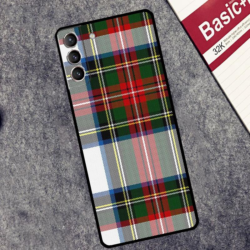Plaid Pattern Stripes Case For Samsung Galaxy S24 S23 S22 S21 Plus Ultra Note 20 S9 S10 Note 10 S20 S21 FE Cover