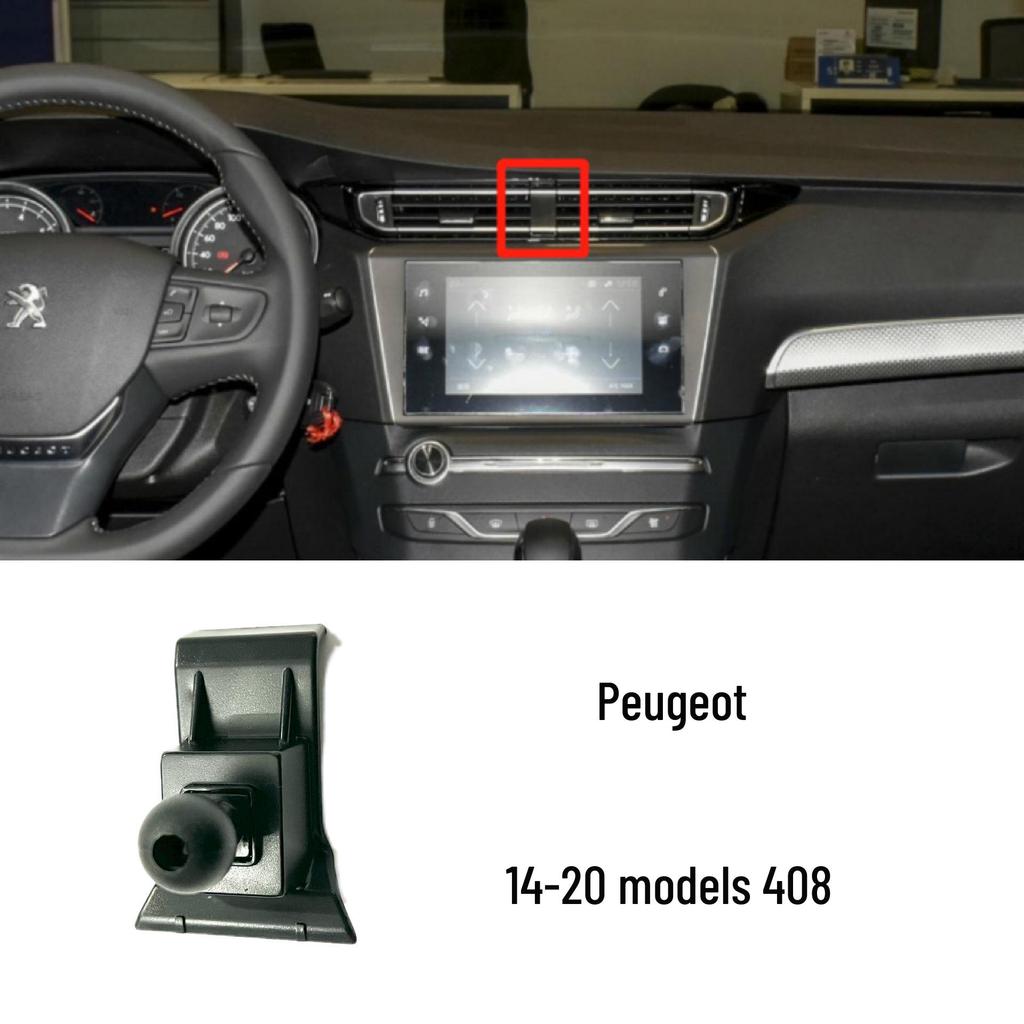 Peugeot Mobile Phone Holder for 408/3008/308/508/4008 - Air Vent Car Accessory