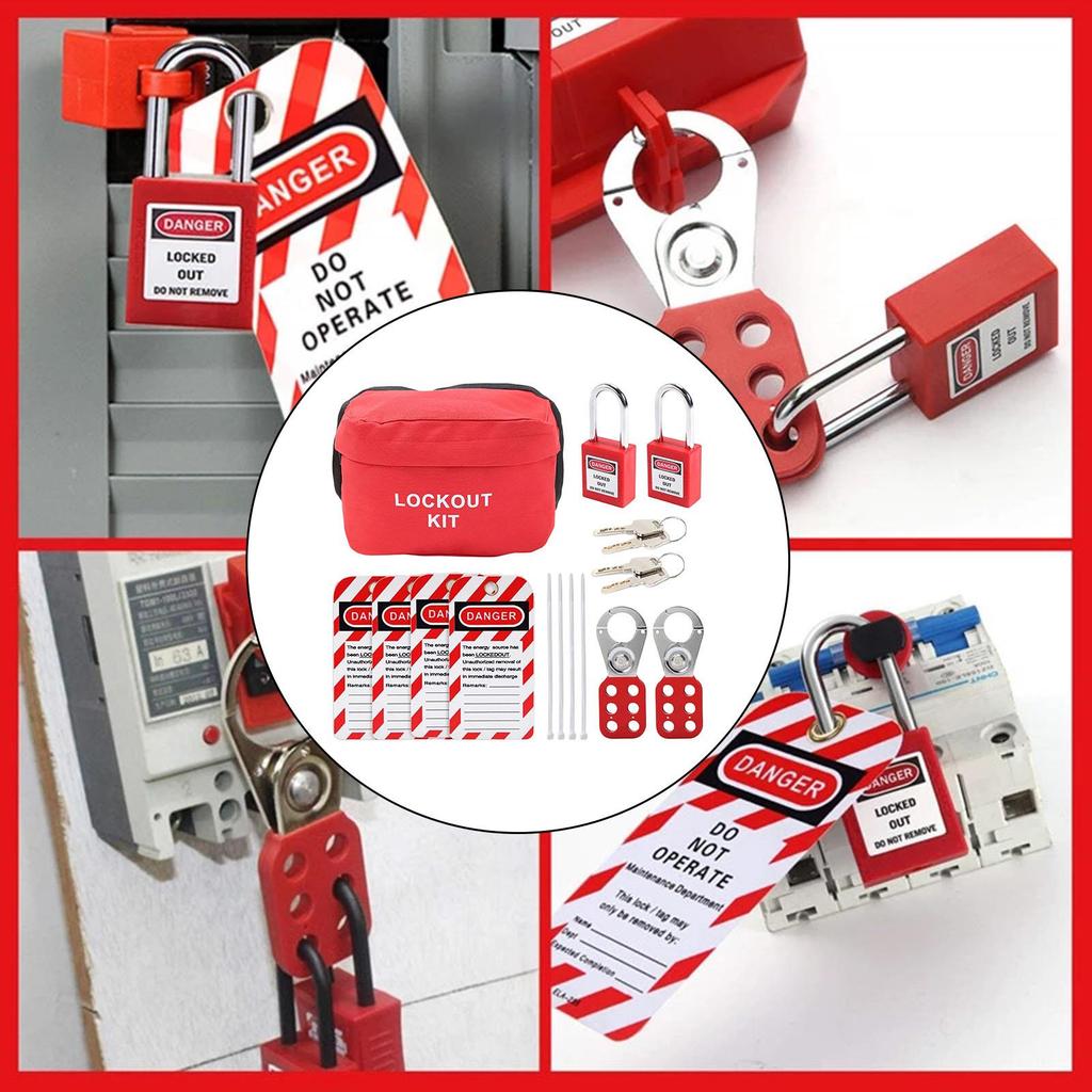 Electrical Lockout - Hasps, Clamp On and Universal Multipole Circuit Breaker