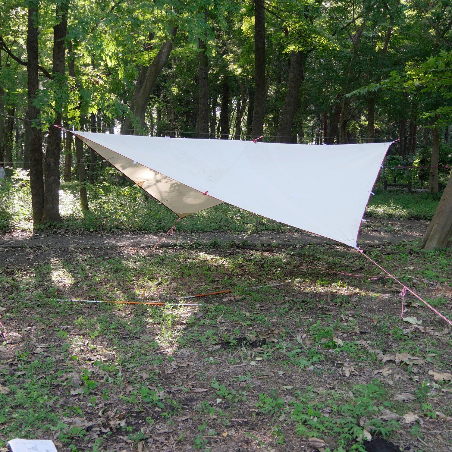

Bush Craft Bonfire Tarp White 3×3 02-06-tent-0016 білий