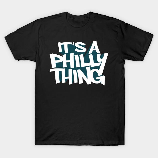 

Men Black Print T-shirt It S A Philly Thing No-Cut Transfer Paper Print Cotton Tshirt 2XL чорний