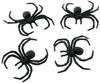Dekoracje Zestaw Pająki Czarne Halloween 4Szt 8Cm