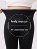 Damen High-Waist Yoga-Hose in Übergröße - Herbst/Winter Samtgefüttert, Schlanke Passform, Rutschfest, Warme Basisschicht