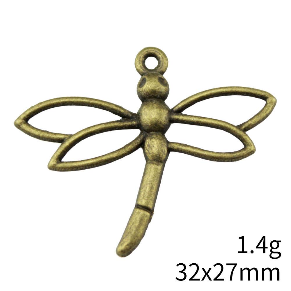 Birthday Gifts Charms Bracelet Italian Dragonfly Charms Pendant Backpack Pendant Accessories