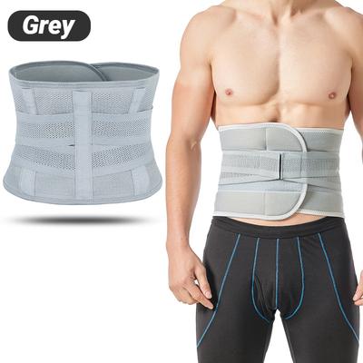 Verstelbare Rugsteunen Tailleband Mannen Vrouwen Pijnverlichting Onderrug Ademend Antislip Ruggengraat Lendensteun Trainer Trimmer Fitness