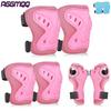 6PCS Protections Genoux Coudes pour Enfants 3-10 Ans Ensemble d'Équipement de Protection pour Patins à Roulettes Vélo Skateboard Trottinette Sports de Glisse
