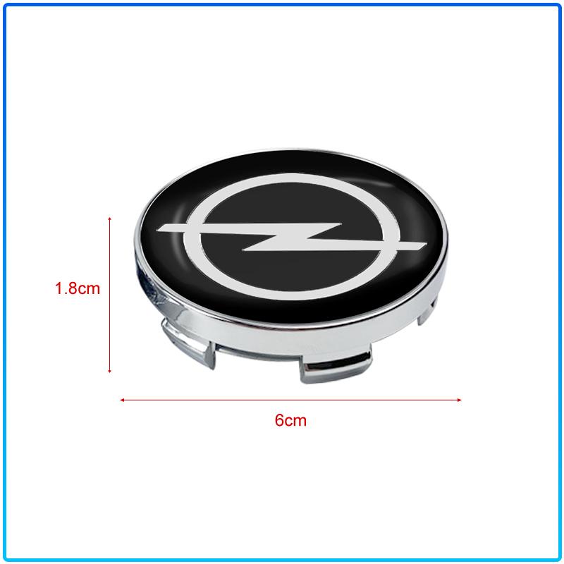 4PCS 56 60mm Car Styling Wheel Center Hub Caps Rim Cover Badge Emblem Sticker For Opel Astra H G J Insignia Mokka Zafira Corsa Vectra B C D
