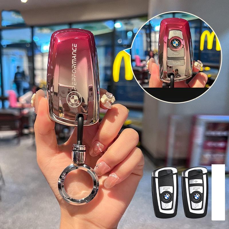 For BMW F30 F31 F32 F34 F20 F21 F07 F10 1 3 7 Series X1 X3 G01 X4 G02 X5 F15 F16 M3 M4 Car Key Case Fob Cover Smart Remote Shell WC9