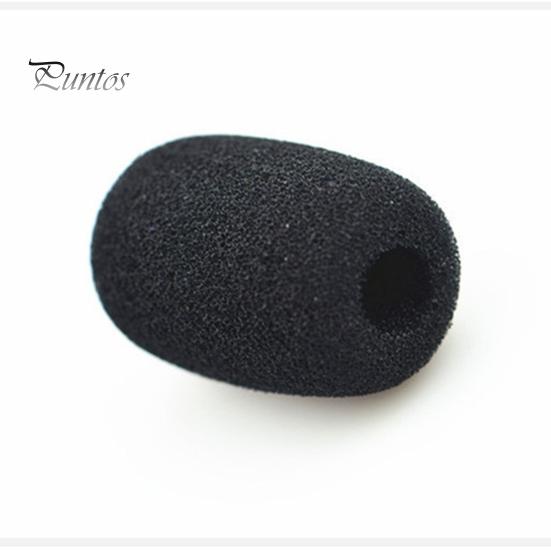 For Recording 10Pcs MIC Windshield Foam Replaceable Wind proof Soft Plosives Reduction Lapel MIC Sponge Cap