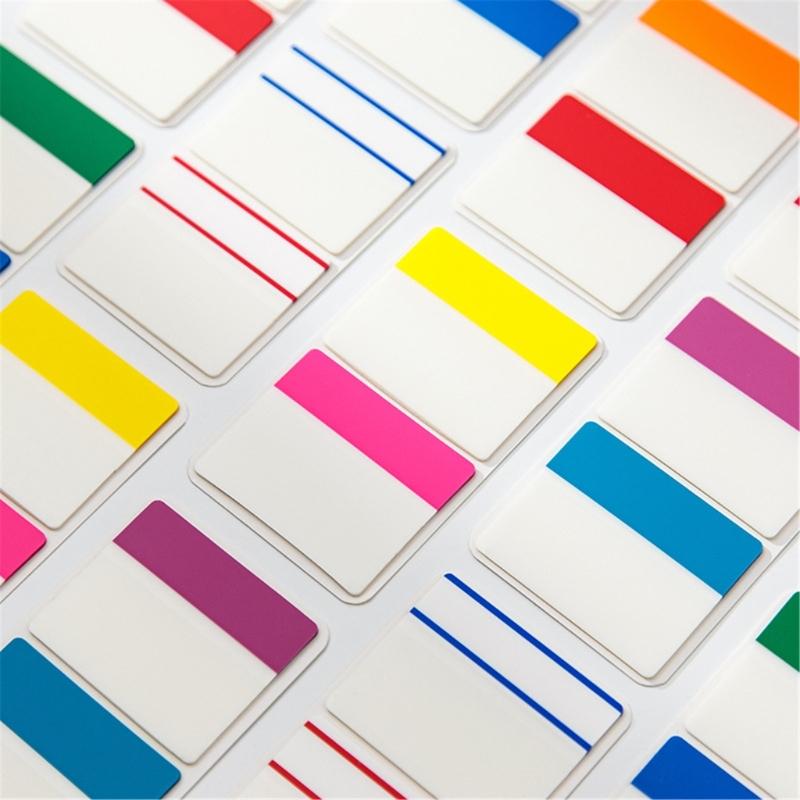 250Pcs Index Stickers Tabs Sticky Index Labels Page Flag Writable Index Flag Page Marker for Books Calendar Notebook