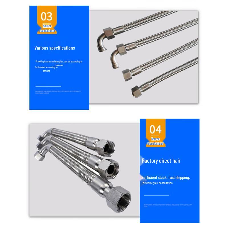 High-Pressure Stainless Steel Braided Corrugated Hose