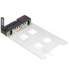 OImaster 4 Baies 2,5" SATA HDD SSD Disque Dur Rack Mobile Backplane avec Serrure à Clé Fonction de Verrouillage Supporte l'Échange à Chaud