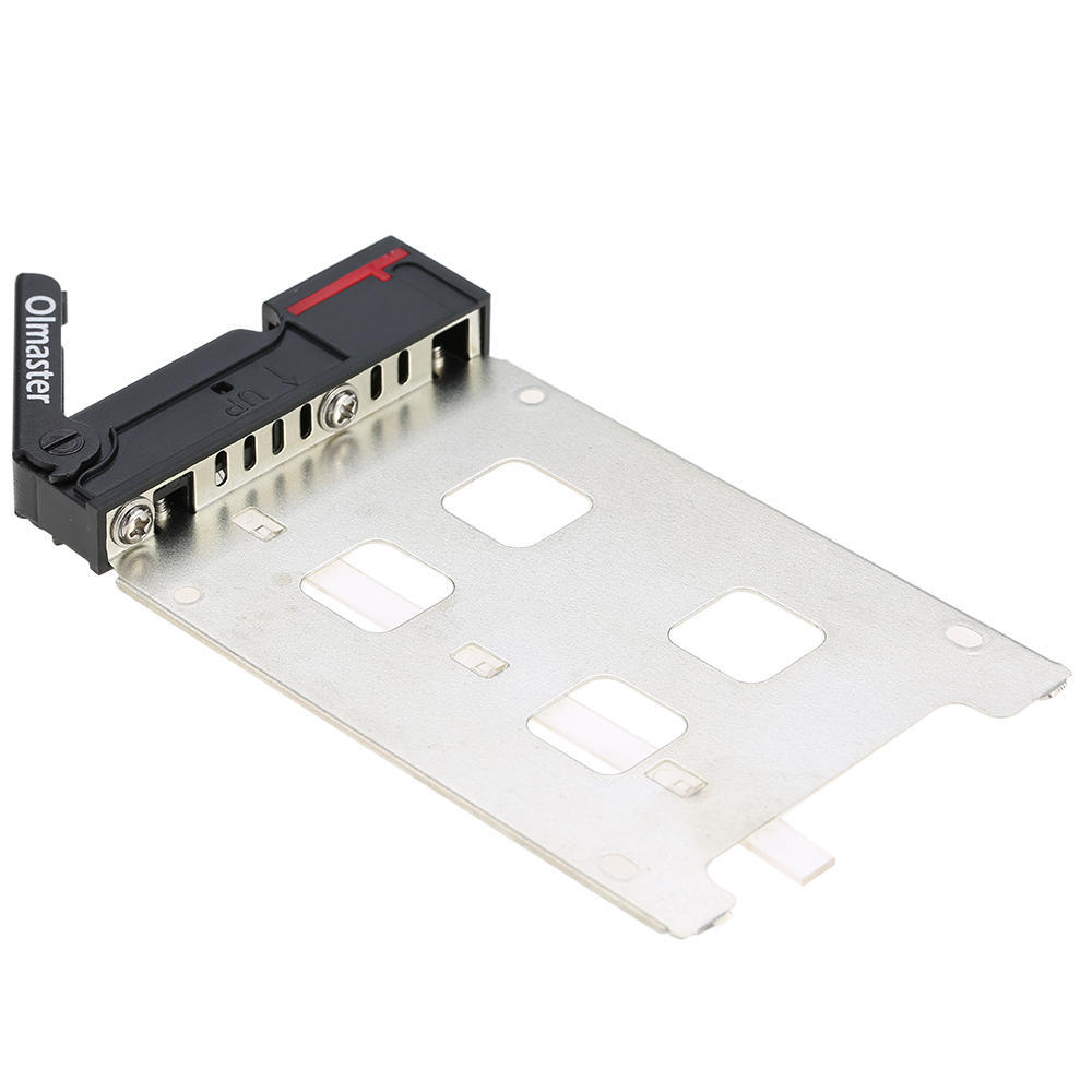 OImaster 4 Baies 2,5" SATA HDD SSD Disque Dur Rack Mobile Backplane avec Serrure à Clé Fonction de Verrouillage Supporte l'Échange à Chaud