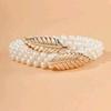Perlen Gürtel für Damen, Dekorative Taillenkette, Perfekt zum Kombinieren mit Kleidern, Dünn Elastisch, Koreanisches Modeaccessoire