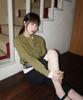 Mood Inside Woman (Woman) Essential Mood Crop Round Cardigan_Olive